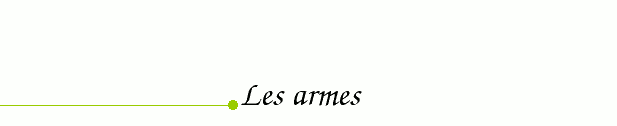 Les armes